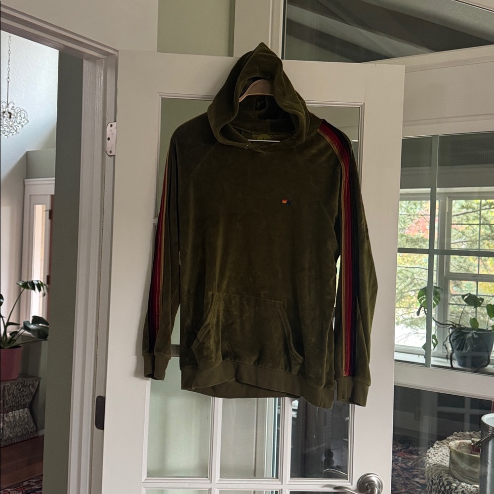 Aviator Nation Green hoodie Jacket in Size xl